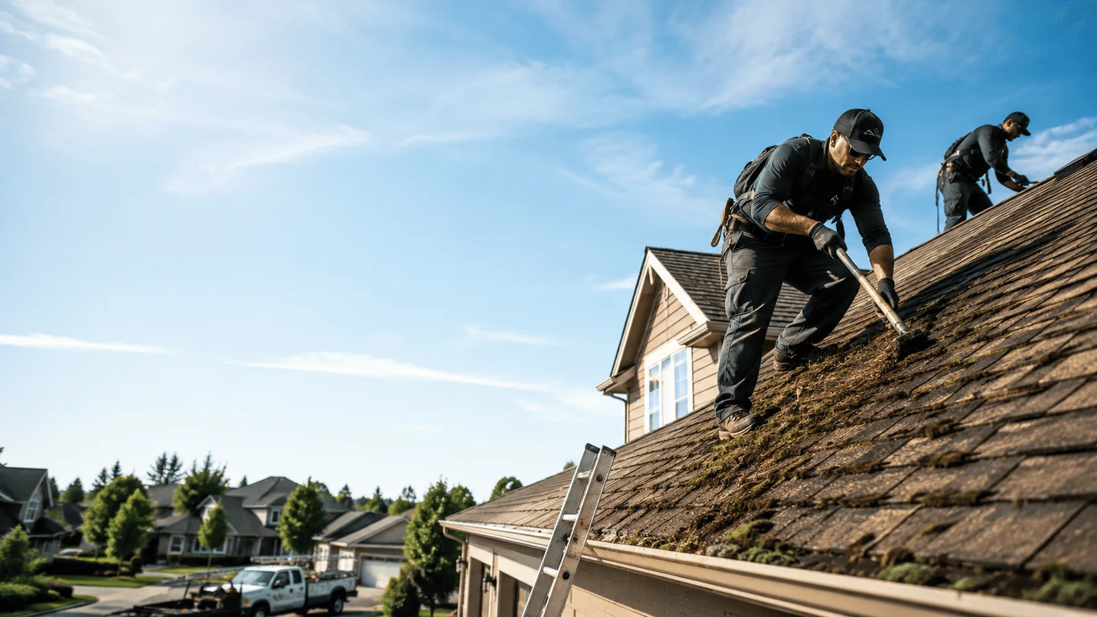 Roof Moss Removal in Greencastle, IN near me